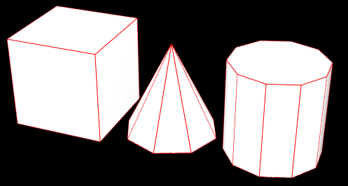 Three.js EdgesGeometry几何体边框辅助线