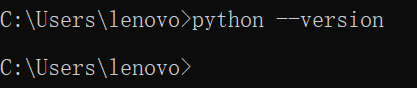 python --version没反应