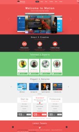 红黑绿三色大气国外商城模版PSD源文件下载