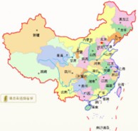 纯css写的鼠标移上去高亮显示的中国地图