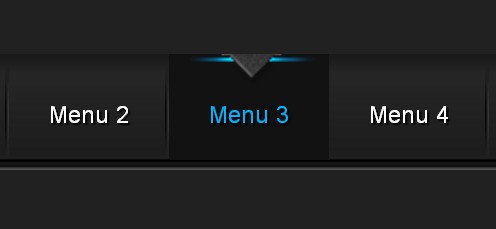 黑色质感跟随鼠标滑动的css3特效导航栏