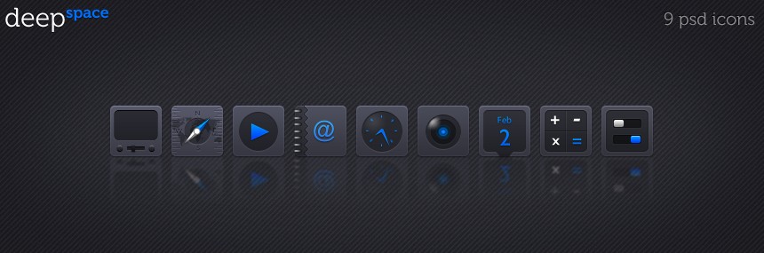 质感立体网页图标