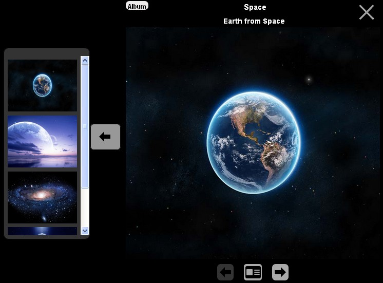 自适应布局的jquery+css3图片相册专辑
