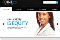 黑色大气国外企业网站css模板