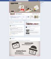 带时间轴的简约扁平化app商城PSD模板