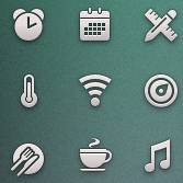 两种尺寸32个立体网页图标PSD和png格式下载