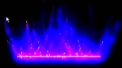 非常绚丽的flash焰火效果