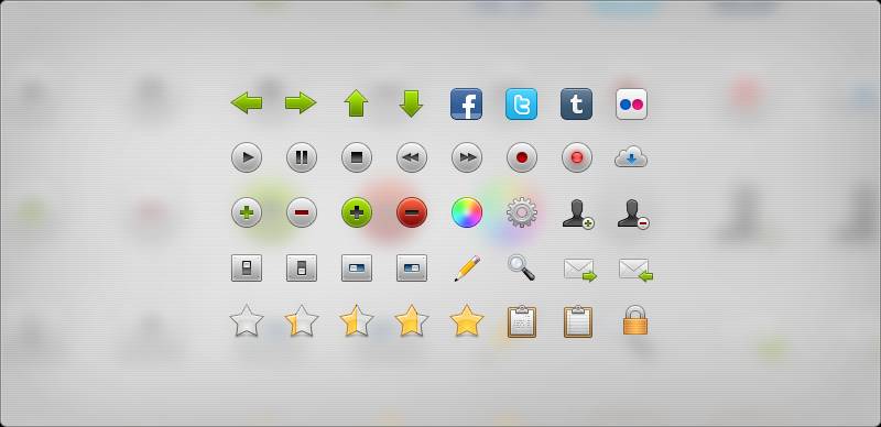 PNG格式网页图标