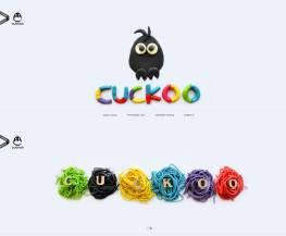仿cuckoo官网扁平化布局设计公司网站PSD模板