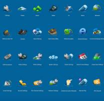 30个质感“半沉于水”的网页图标