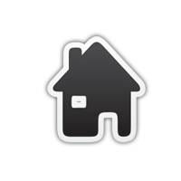 50个黑色描边效果的HOME等网页图标