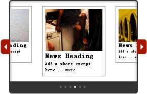 宽高随着图片尺寸改变的幻灯片