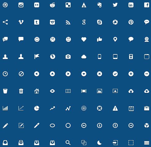 简约网页小图标