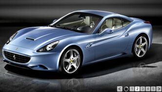 Flash+XML图片幻灯插件，六屏带加载条