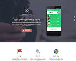 手机APP网站HTML5模板