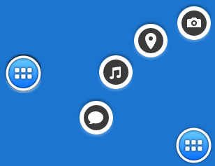 zepto固定在底部弹出的导航菜单，适用于手机端