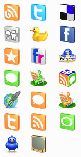 立方体样式的个性网页图标