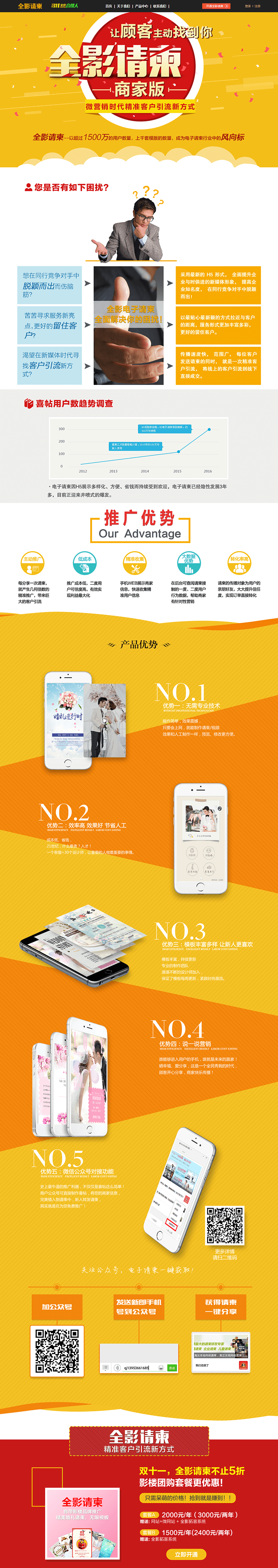 请柬制作公司网站PSD模板