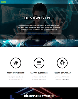 侧边栏导航的个人博客html模板