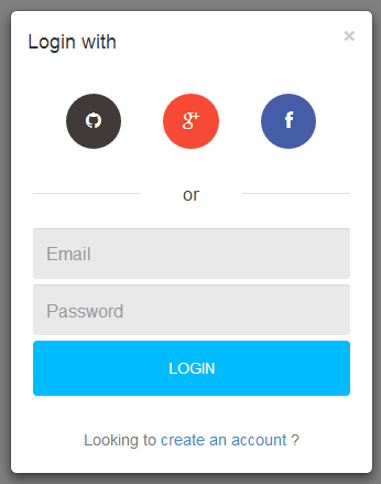 漂亮的登陆注册弹窗css模板