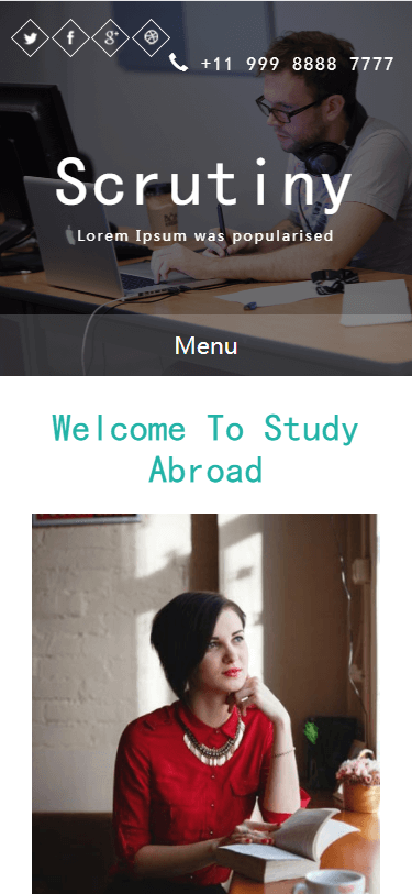 高端大气的培训公司网站响应式模板
