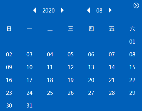js日历教程 js日历教程