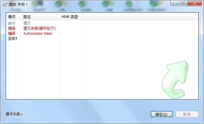 svn Authorization failed错误