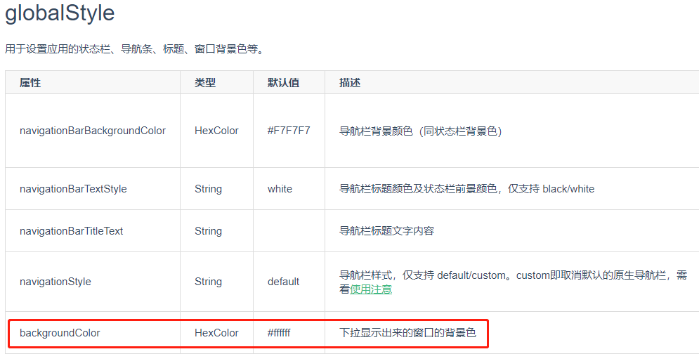 uni-app pages.json中设置backgroundColor无效解决方法