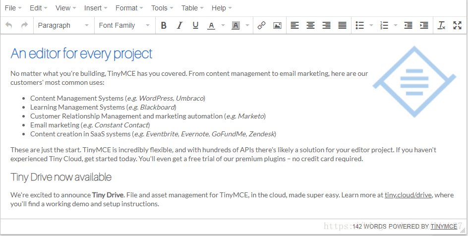 tinymce富文本编辑器如何获取和设置文本内容