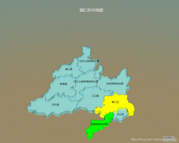 echarts-gl实现某市的3D地图