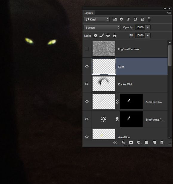 PS合成恐怖的林中小屋场景