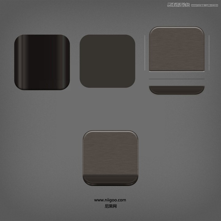 Photoshop绘制质感HTC手机icon图标教程